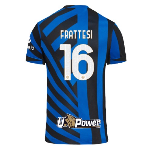 Fotbalové Dres Inter Milan Davide Frattesi #16 Domácí 2024-25 Krátký Rukáv